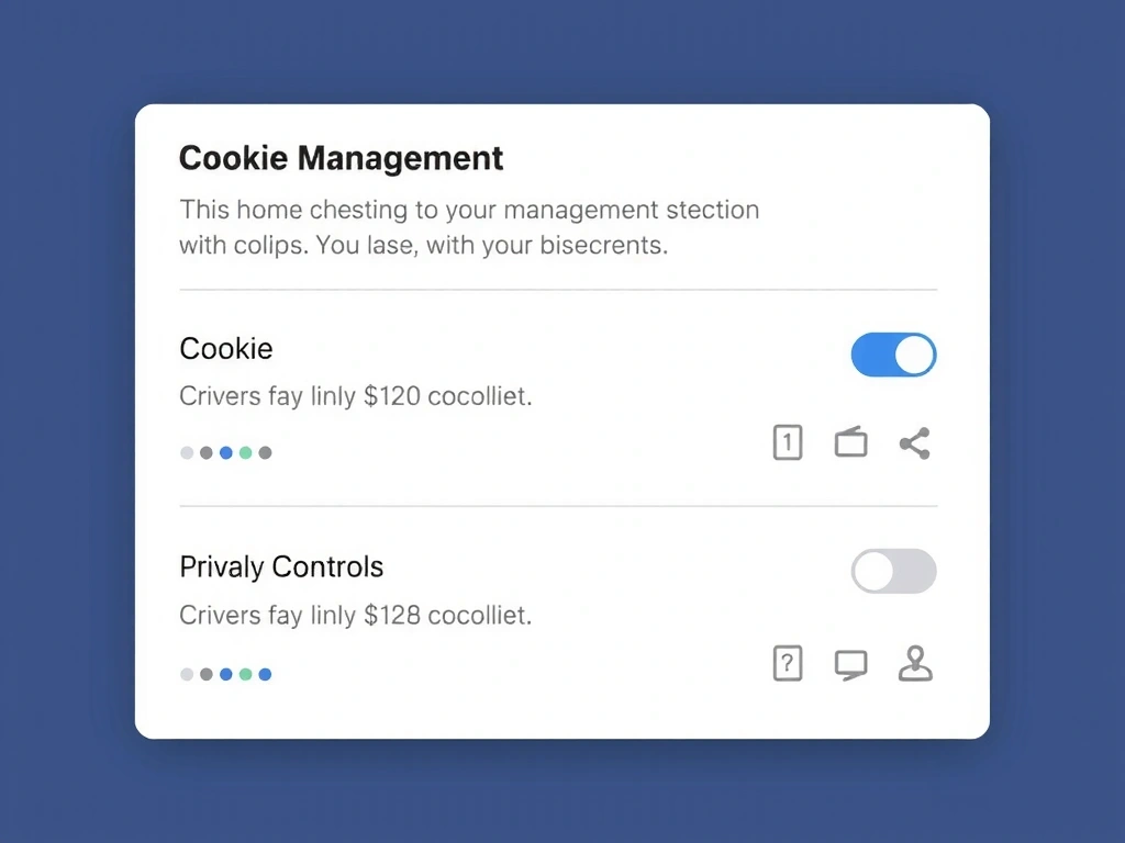 Cookie management illustration