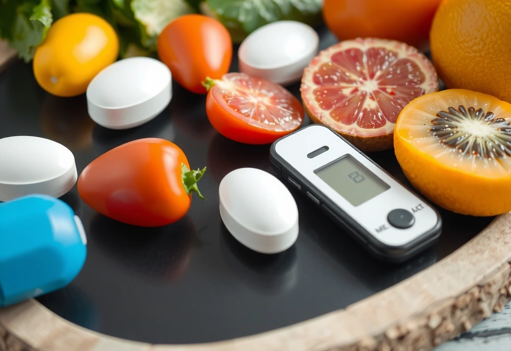 Chromium supplement with blood glucose monitoring